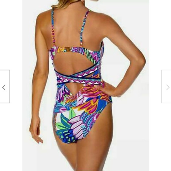 Trina Turk Paradise One Piece Swimsuit - Picture 2 of 2